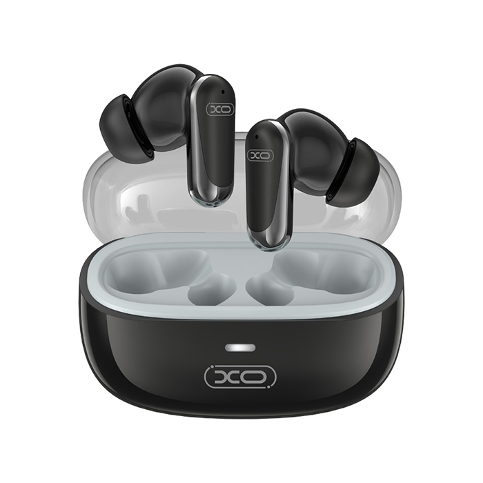 XO G42 Golden Bluetooth 6.0 TWS Ακουστικά Handsfree με ANC Noise Cancelling, IPX4 και Θήκη Φόρτισης - Μαύρα