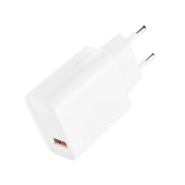 XO-L159 Universal Φορτιστής Πρίζας USB-A 18W σε Λεύκο Χρώμα  