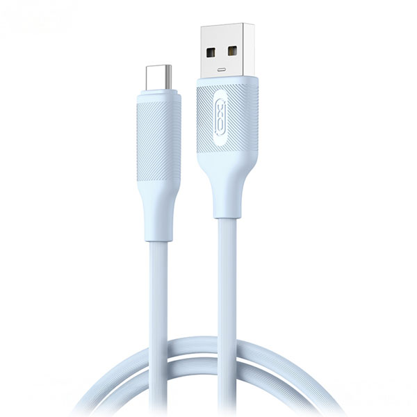 XO-NB265 BLUE Καλώδιo USB Type A σε USB Type C Ταχείας Φόρτισης 15W, 3A μήκος 1m σε Μπλε Χρώμα    