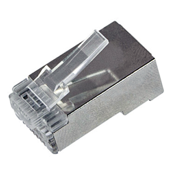 ECT181100 Φις Γραμμής Δικτύου RJ45 CAT6 Θωρακισμένο Ανοιχτού τύπου connector 8P8C (τμχ)