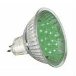 LED Spot 12V 1,5W Πράσινο MR-16 