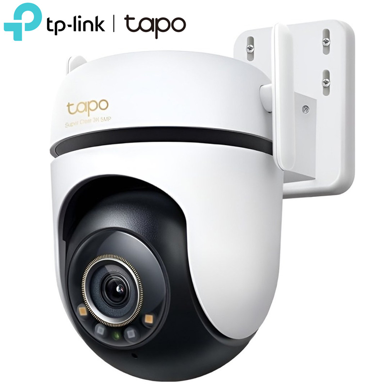 TP-Link Tapo C530WS Ασύρματη Αδιάβροχη WiFi IP Ρομποτική PT Κάμερα 5MP, 3K, Full-Color Starlight Night Vision, Mic/Speaker, microSD