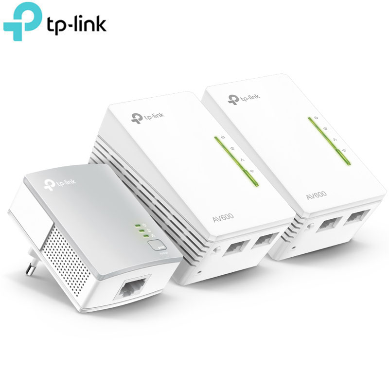 TP-LINK TL-WPA4220 TKIT V5 AV600 Powerline Wi-Fi Triple Pack Kit (3 Τεμάχια)