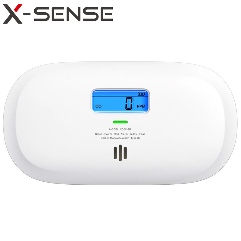 X-Sense XC0C-SR | Αυτόνομος Ανιχνευτής Μονοξειδίου του Άνθρακα (CO) με LCD Οθόνη & 10 Έτη Διάρκεια Ζωής